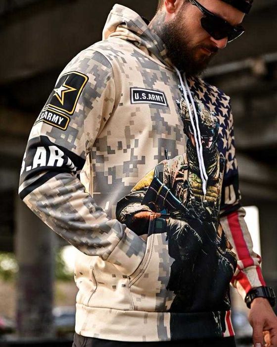 Тактичне худі U.S. Army Soldier  Мілітарі стиль на флісі