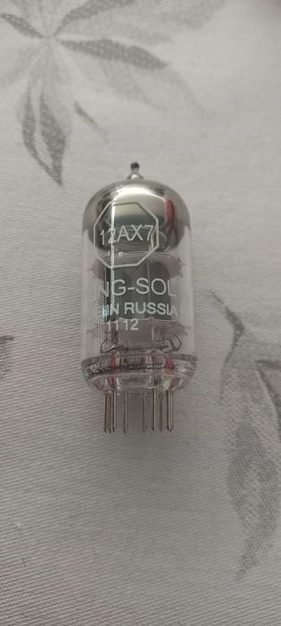 Lote das 3 Válvulas 12AX7 / 7025 (Áudio e Guitarra)
