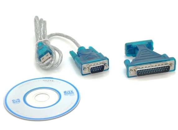 Кабель USB to RS-232 з перехідником RS-232 (9 pin) > (25Pin)