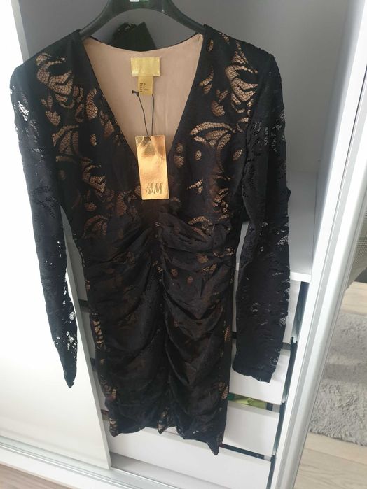 Koronkowa sukienka H&M!