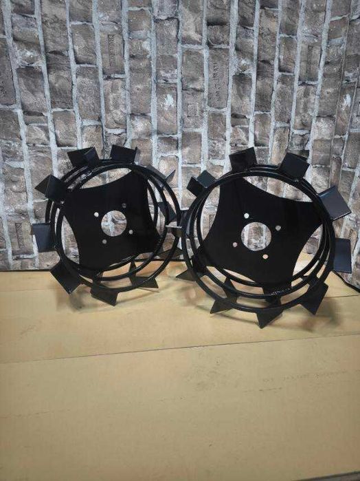 Грунтозачепи, залізні колеса до мотоблока 400\150