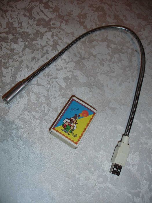 Для ноутбука - USB-лампа/підсвітка клавіатури. 1 LED. Корпус металевий