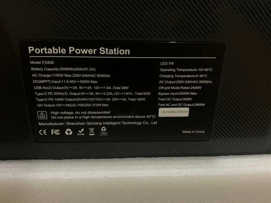 Fossibot F2400 станція 2.4кВт