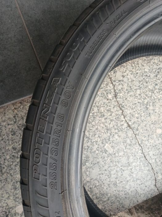 2 pneus 255 35 r18 RFT Bridgestone