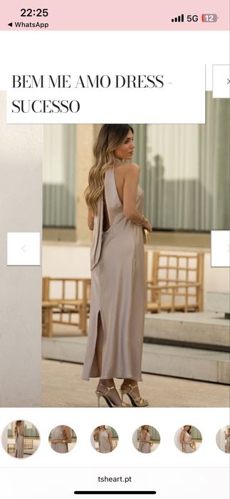 Vestido cerimónia TSHEART Bem me amo Sucesso