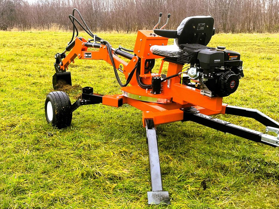 Mini Koparka Spalinowa 360°, Do samochodu na hak/ATV, 15 KM,RATY 0%