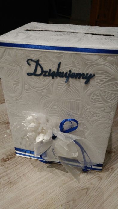 Pudełko ozdobne ślubne na koperty