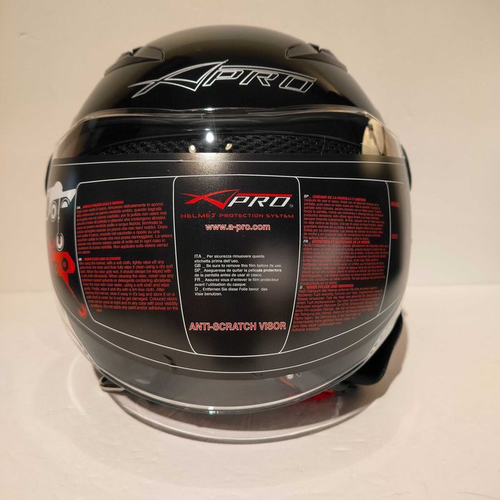 Capacete criança mota scooter novo tamanhos junior