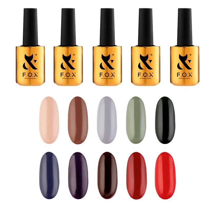 Гель лаки FOX(ФОКС) 60 грн! Розпродаж складу!Оригінал!Швидка доставка!