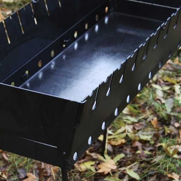 ‼️ Мангал раскладной чемодан 3мм на 6-8-10-12 шампуров‼️Чехлы, шампура