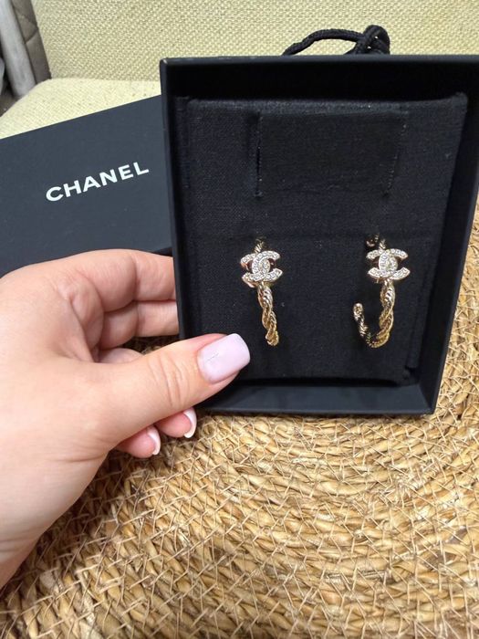 Сережки CHANEL оригінал