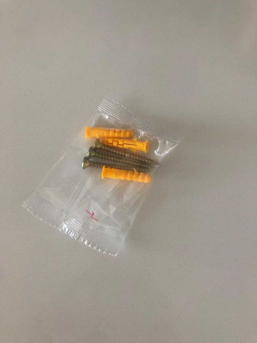 conjunto de parafusos embalados