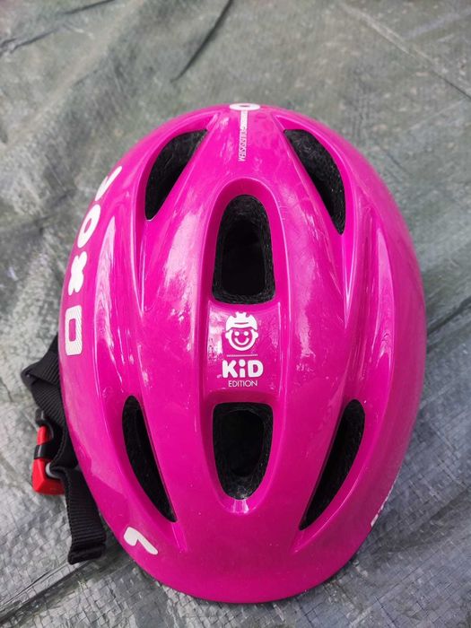 Capacete B'Twin Kid Rosa Ajustável - Segurança e Conforto
