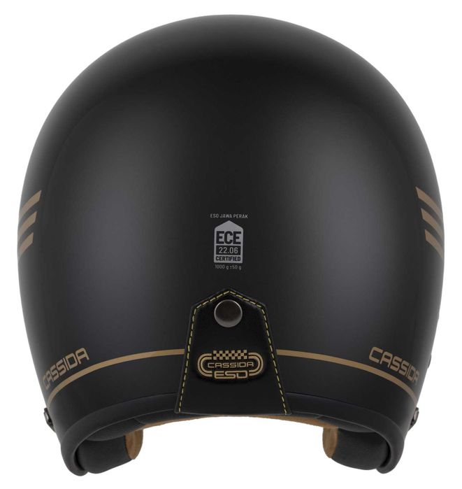 Kask motocyklowy CASSIDA ESO WŁÓKNO szklane pod intercom XS-3XL