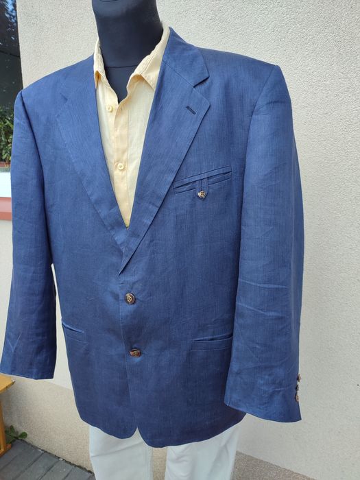 Marynarka męska Van Gils r. 54 100% len