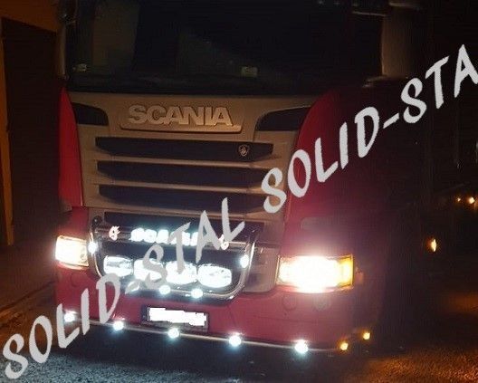 Orurowanie PRZEDNIE / PODŚWIETLANE Scania R Euro 5 Euro 6 SOLID - STAL