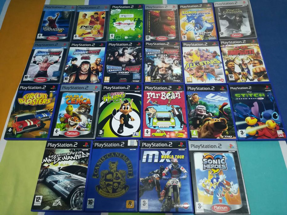 Playstation 2 + 24 Jogos + Dual Shock