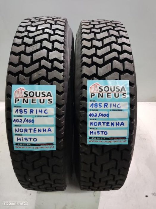 2 pneus novos 185-14c Nortenha - oferta dos portes 150 EUROS