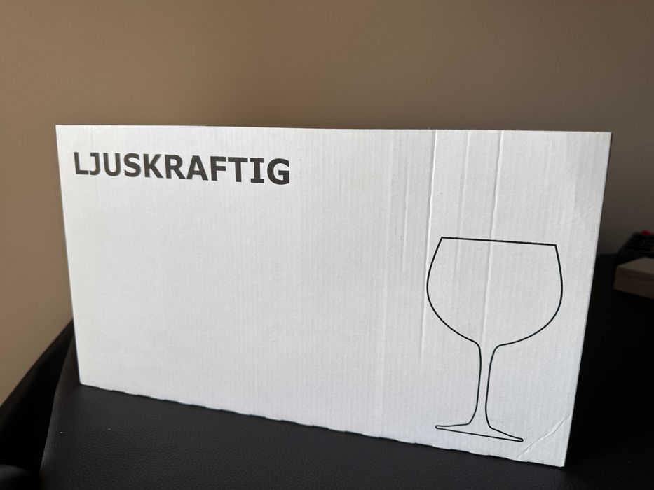 6 IKEA Ljuskraftig Gin Glasses, New434369586780579844