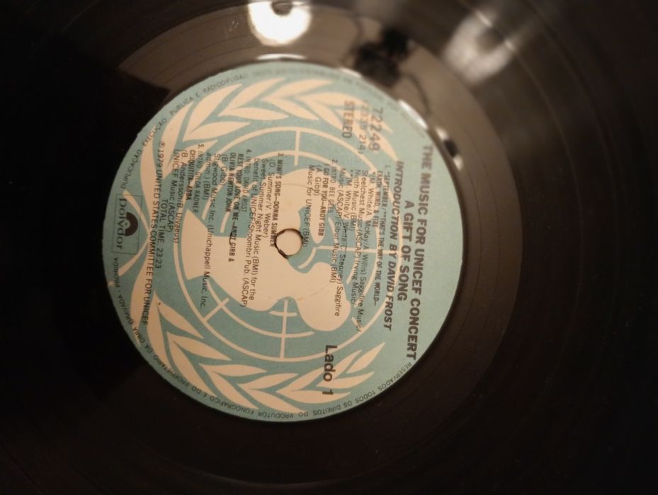 Vinil LP Coletânea The Music for UNICEF Concert
