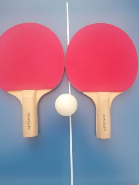 Mini Mesa de Ping Pong ARTENGO + 2 raquetes + bola