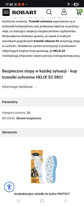 Buty robocze Trzewiki 44