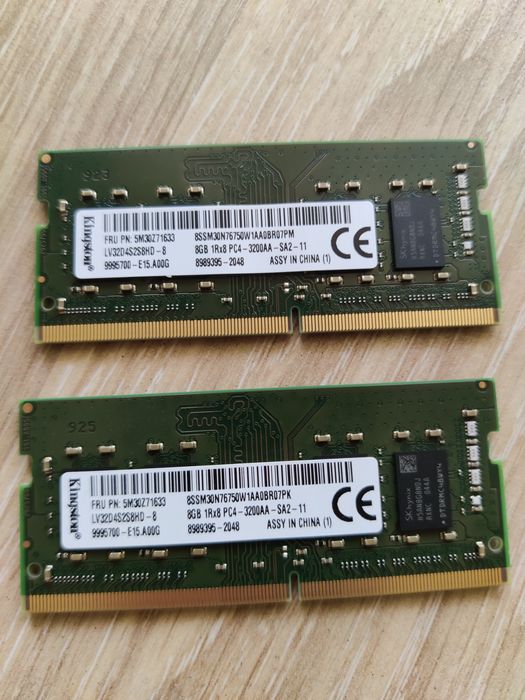ОЗП Kingston DDR4 16 ГБ (2×8 ГБ) SK hynix для ноутбука, справна
