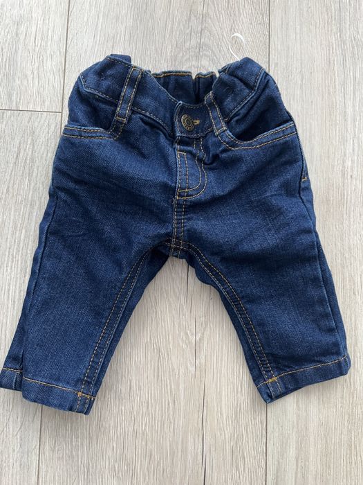 Spodnie jeansowe 56 C&A niemowlęce dżinsy