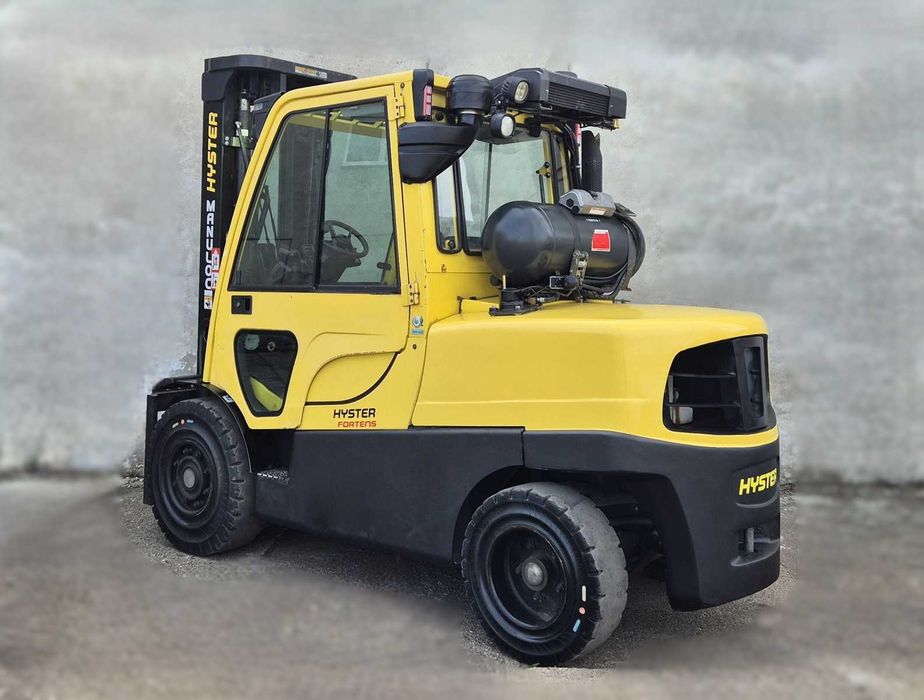 Hyster 5500kg • 2017 • maszt TRIPLEX • kabina z klimatyzacją • dwie wolne sekcje hydrauliczne • wózek widłowy, możliwy leasing, zobacz FILM