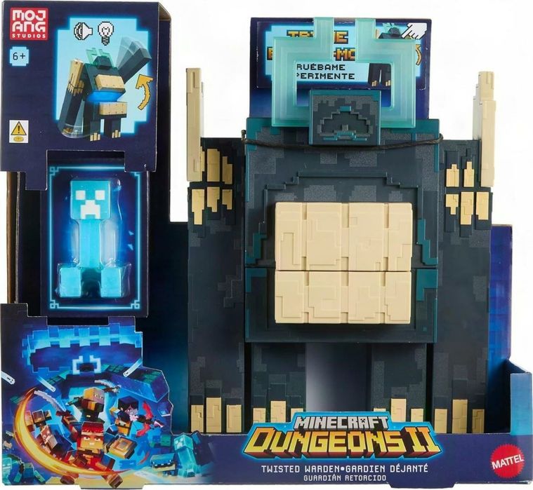 Minecraft Dungeons II Atakujący Pokręcony Nadzorca pudełko,826x305 mm