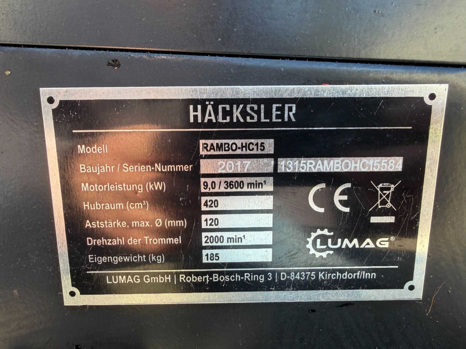 Rębak Lumag Rambo HC15