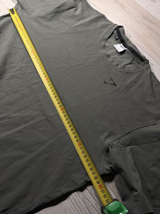 Футболка GymShark хакі спортивна трекінгова футболка тактична outdoor