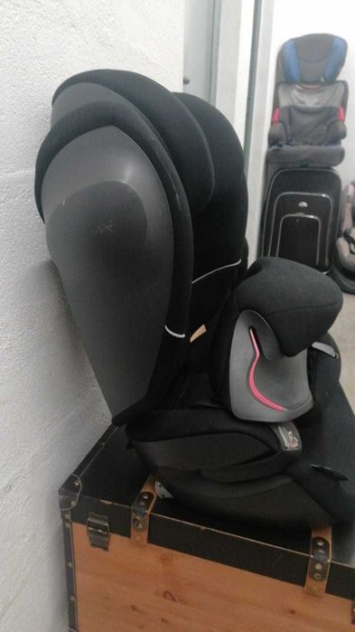 CADEIRA CYBEX cAirbag Frontal+Laterais cBase reclinavel+Isofix+CapaAB