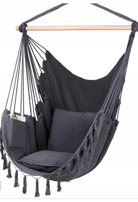 Fotel huśtawka na taras ze śrubami d montowania