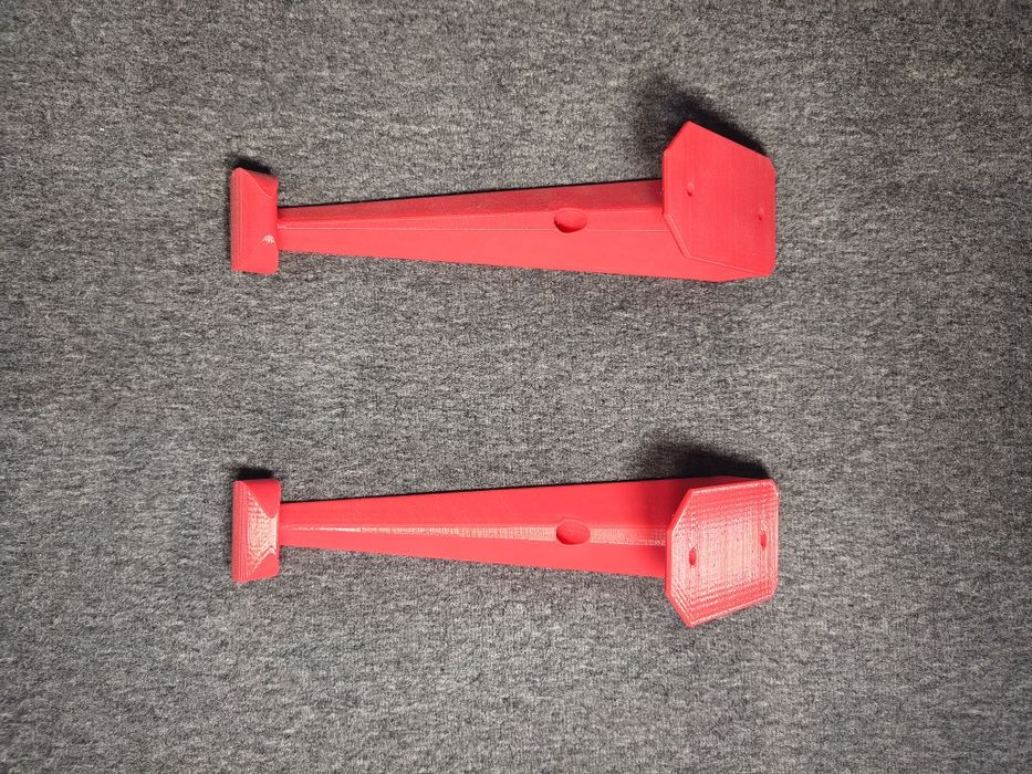 Uchwyty na rękawice motocyklowe wieszaki druk 3d