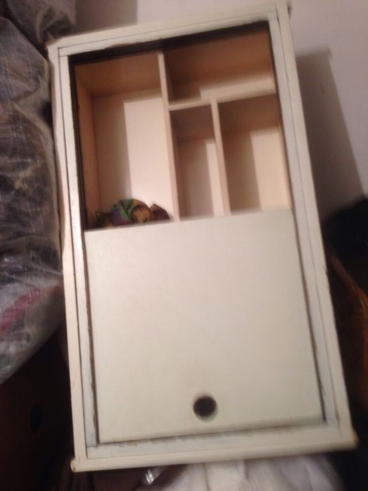 szafka kuchenna biala PRL  3   sztuki