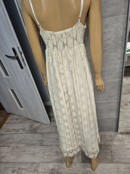 Przepiękna sukienka boho z warkoczami rozmiar 1XL