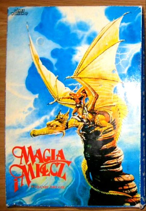 Gra planszowa, oryginał z 1983r. - wyd.II - Magia i Miecz + Miasto