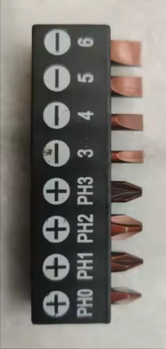 8шт Набір біт 1/4 хрест шестикутник Torx тримач нові якісні зручні