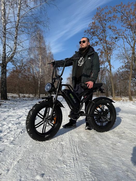 ‼️МЕГА ПОТУЖНИЙ Електрофетбайк 1000W 21Ah ШВИДКІСТЬ 65КМ/Год Гарантія