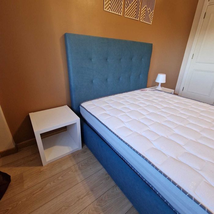 Camas de Casal Estofadas de Luxo 199€ Disp. em Várias Cores! 190x140m!