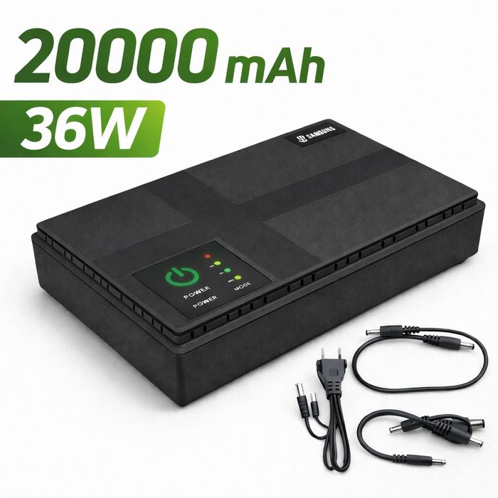 Безперебійник для роутера 20000mAh‼️ ДБЖ Ups Живлення для Інтернет