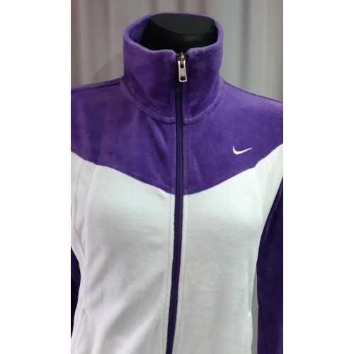 Мастерка олимпийка Nike белая, фиолетовая