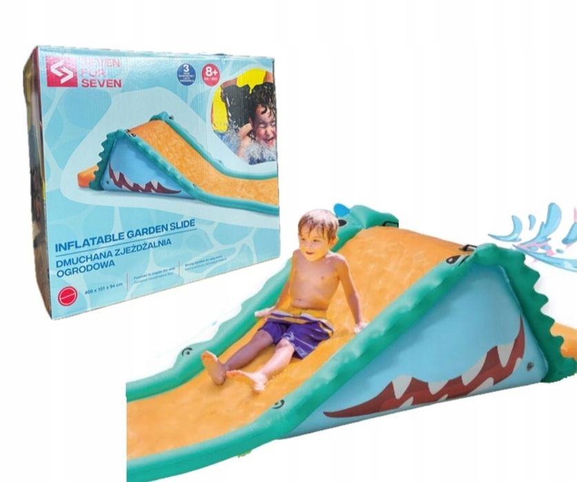 Dmuchana Zjeżdżalnia Ogrodowa Seven for Seven 400 x 151 x 94 cm