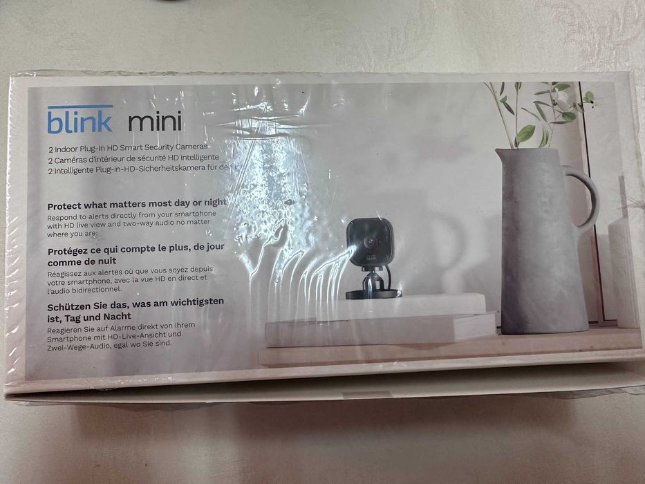 Câmara Blink Mini x2 como novas