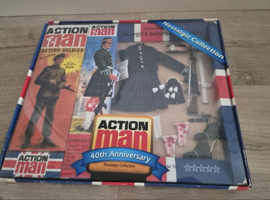 Action Man 40 th conjunto Argylle  Escoces