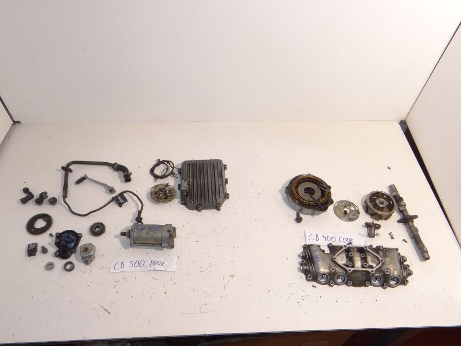 Honda CB 400 500 K Four przekaźnik impulsator alternator rozrusznik wałek rozrządu głowica dźwigienk