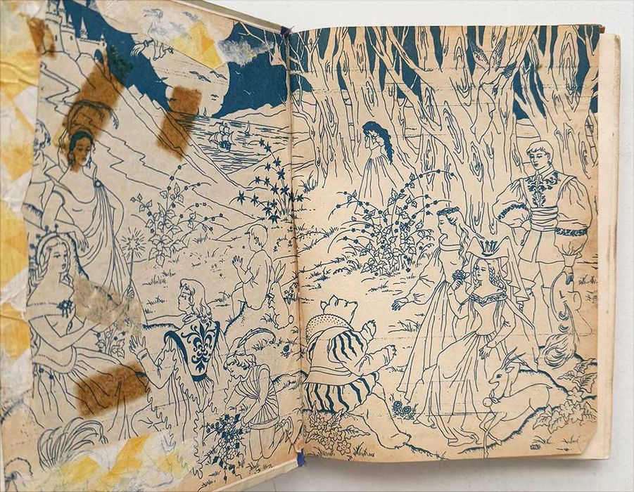 Anos 50_AS AVENTURAS DE SINDEBADE, O MARINHEIRO e outros contos das mil e uma noites. Em bom estado geral.