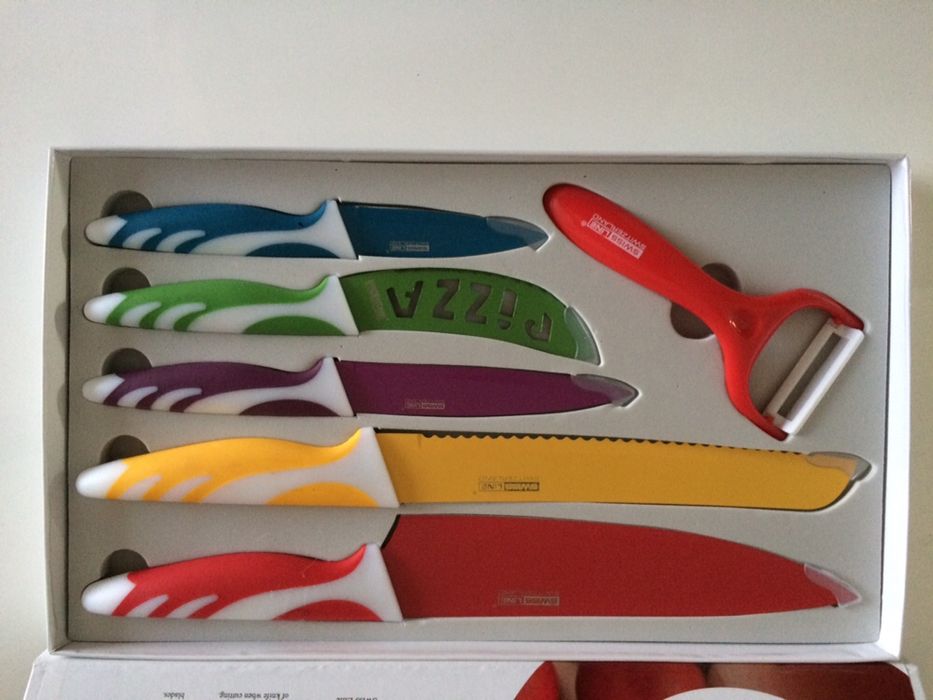 Facas revestidas a ceramica (novas)64729808206465120