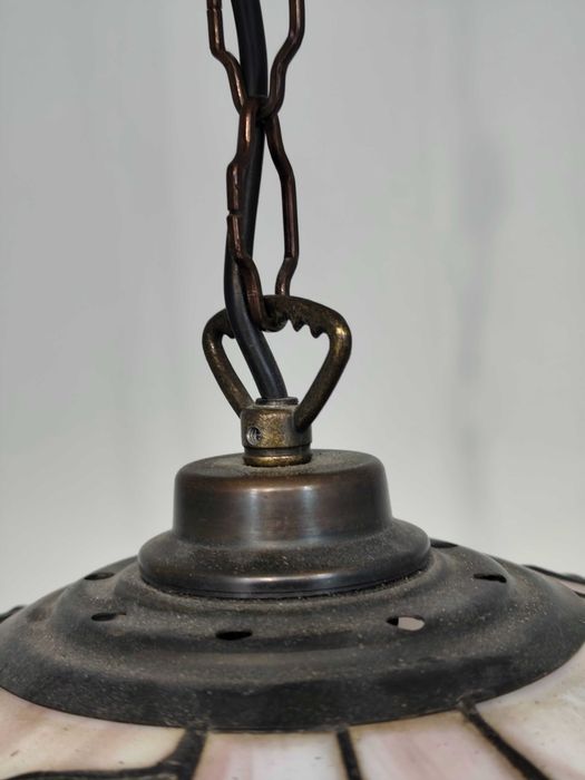 Lampa Żyrandol Witrażowy Tiffany
